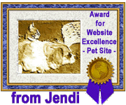Jendi's Petsite Award to WorkingDogWeb.com